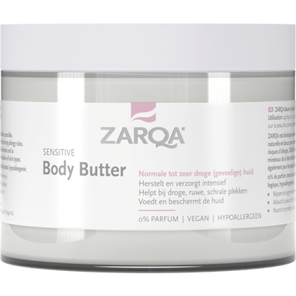 ZARQA BODY BUTTER SENSITIVE 250ML GEEN PARFUM